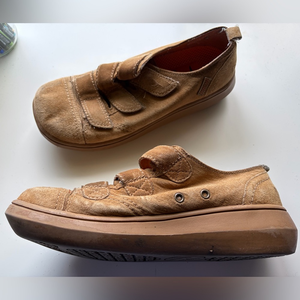 Vintage Rocket Dog chunky Velcro leather shoes